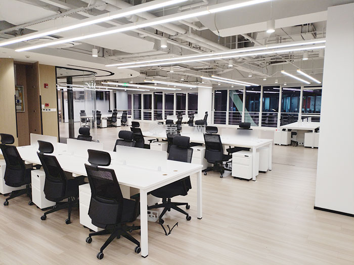 上海某智能科技公司办公家具租赁案例