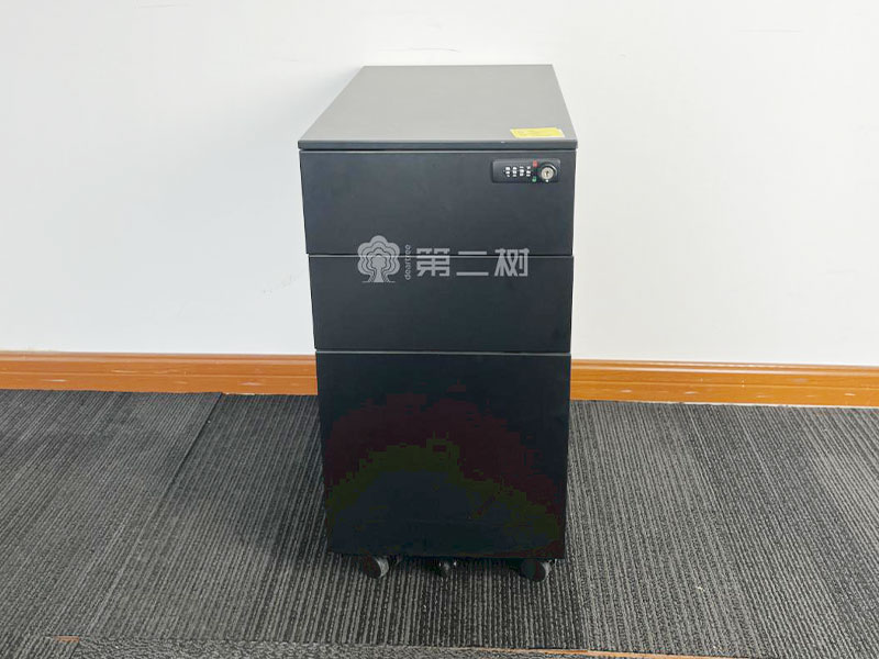Wework二手钢制小推柜活动柜三抽移动矮柜文件柜