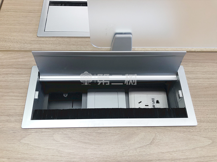 9成新欧林ONLEAD二手办公桌电脑桌 枫木色屏风工位职员桌 1米尺寸