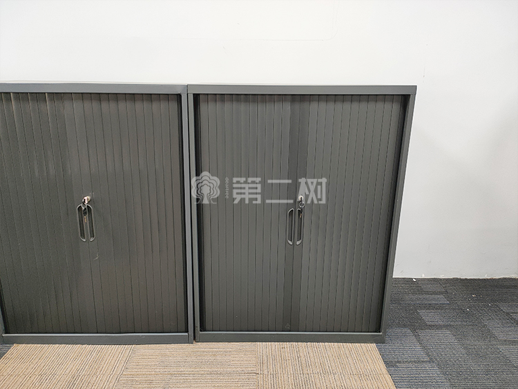 9成新全钢二手文件柜办公柜卷门柜中柜分层储物柜钢制柜