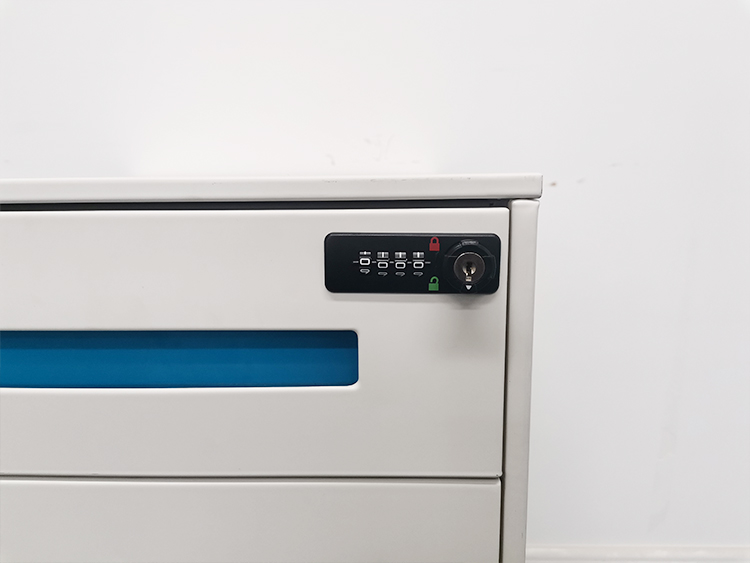 9成新欧林ONLEAD二手钢制柜桌下三抽柜活动柜小推柜文件柜