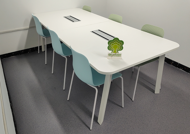 9成新诺伟二手会议桌 中小型洽谈桌简约培训长条桌子