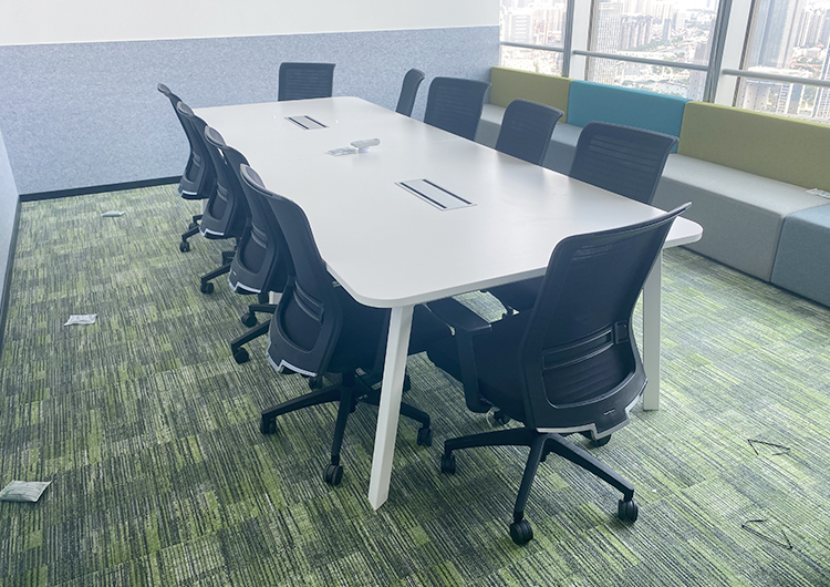 9成新诺伟二手会议桌 中小型洽谈桌简约培训长条桌子