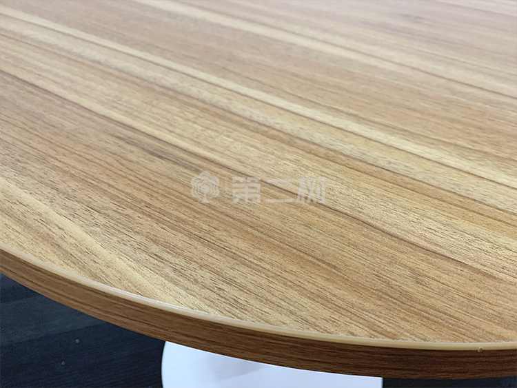 9成新诺梵二手会议桌圆形洽谈桌小型圆桌接待会客桌子