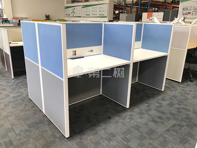 9成新诺梵二手屏风工位办公桌电脑桌职员高屏风桌子 1米尺寸