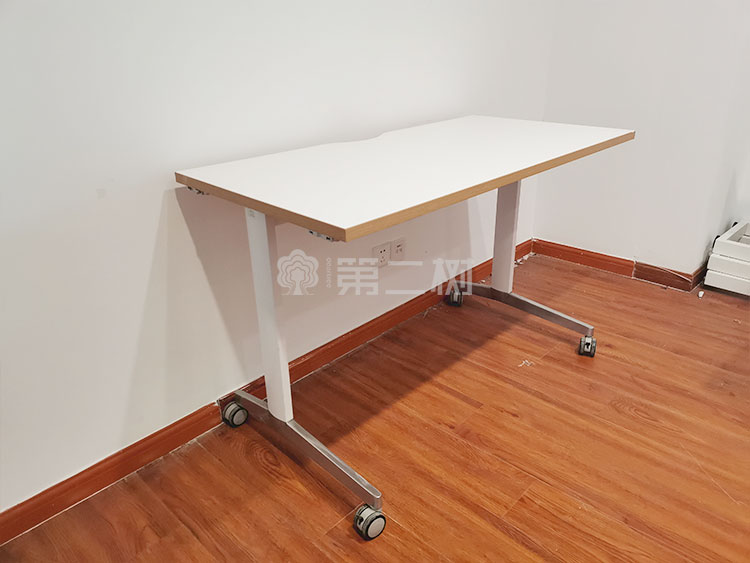 9成新欧林二手折叠桌会议桌洽谈桌长条培训桌子 可移动可折叠