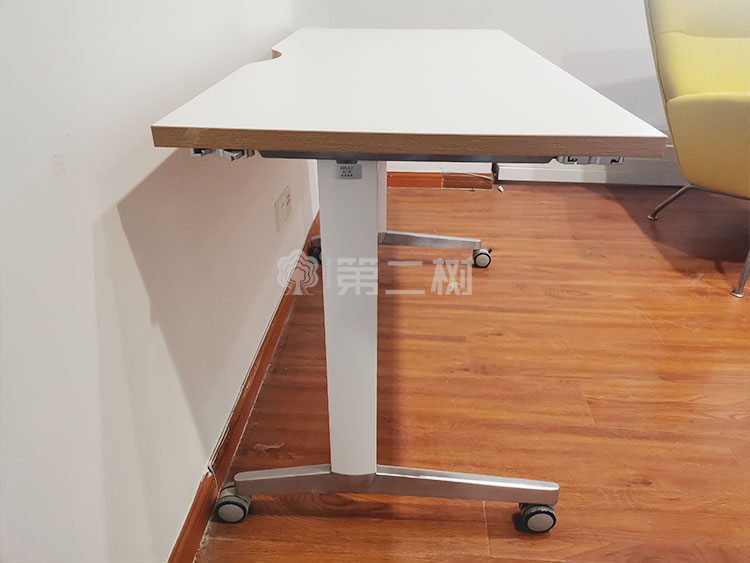 9成新欧林二手折叠桌会议桌洽谈桌长条培训桌子 可移动可折叠