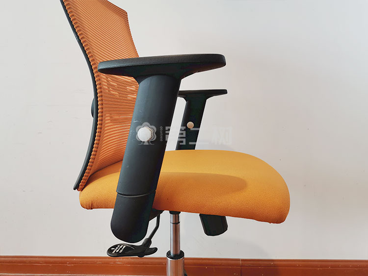 9成新橙色二手办公椅电脑椅员工转椅职员升降椅家用二手网布椅子
