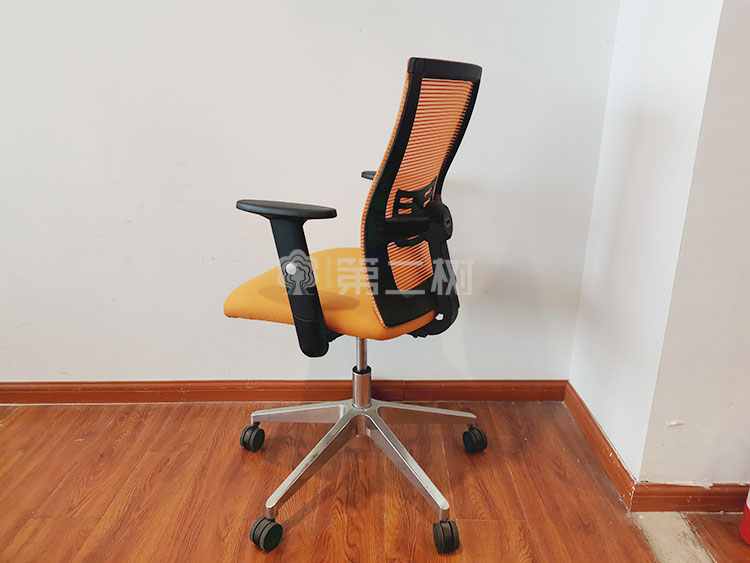 9成新橙色二手办公椅电脑椅员工转椅职员升降椅家用二手网布椅子