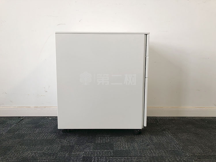 全钢制二手活动柜小推柜桌下三抽柜 储物文件柜子矮柜