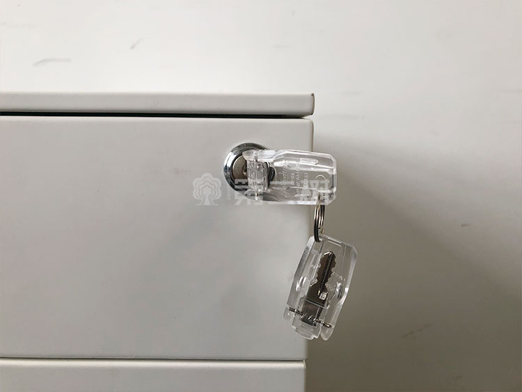 全钢制二手活动柜小推柜桌下三抽柜 储物文件柜子矮柜