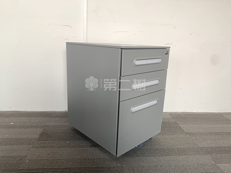 三抽二手活动柜抽屉柜桌下小推柜 钢制密码柜 灵活移动