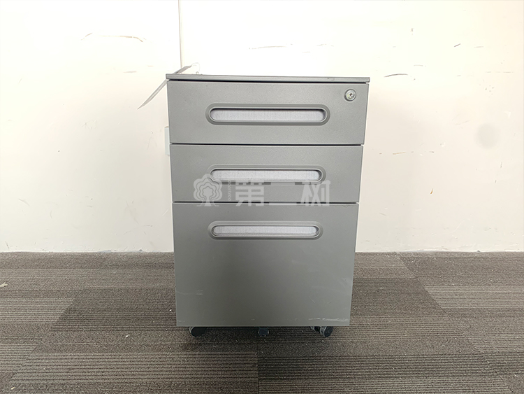 三抽二手活动柜抽屉柜桌下小推柜 钢制密码柜 灵活移动