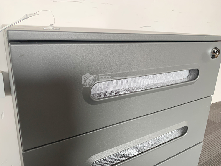 三抽二手活动柜抽屉柜桌下小推柜 钢制密码柜 灵活移动