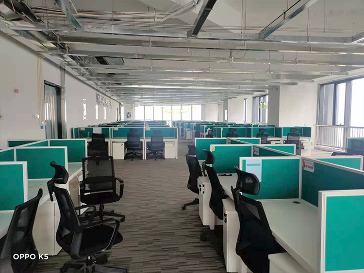 9成新国产二手高屏风工位办公桌电脑桌直条桌子职员办公桌椅