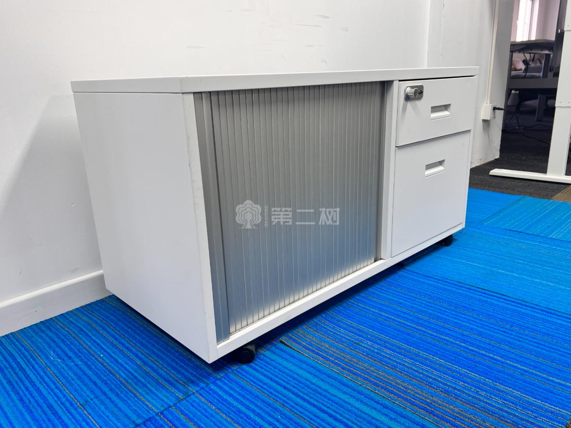 9成新世楷Steelcase二手储物柜钢制矮柜文件柜办公室矮柜子
