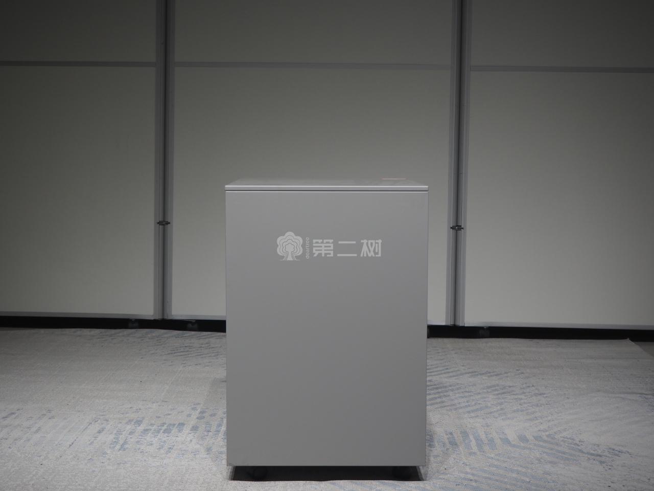 9成新钢制二手活动柜小推柜三抽桌下可移动柜子