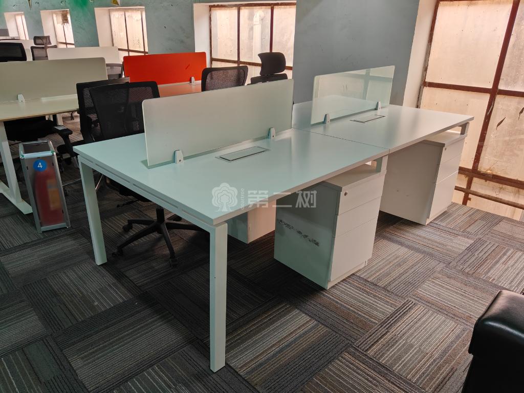 85成新国产品牌二手开放式工位员工办公桌电脑桌