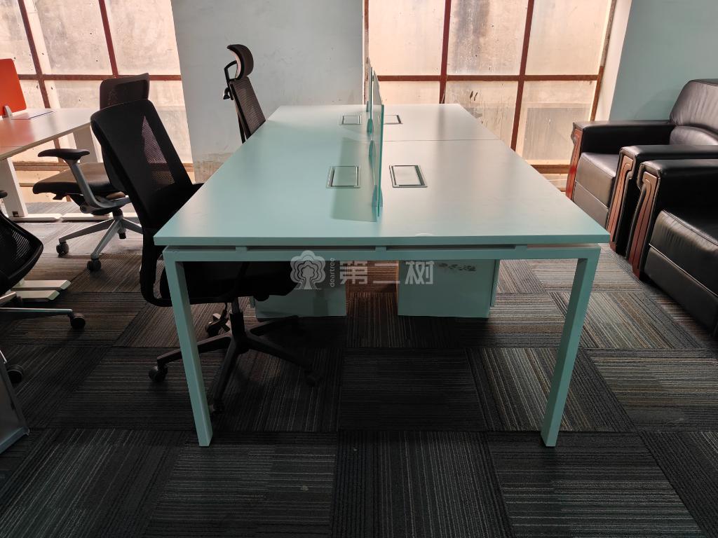 85成新国产品牌二手开放式工位员工办公桌电脑桌