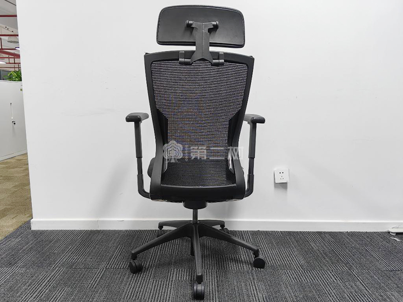 9成新诺梵二手办公椅电脑椅网布转椅职员椅子 带头枕