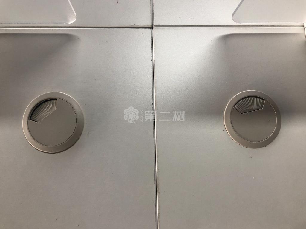 白色二手开放式工位员工办公桌电脑桌职员桌子