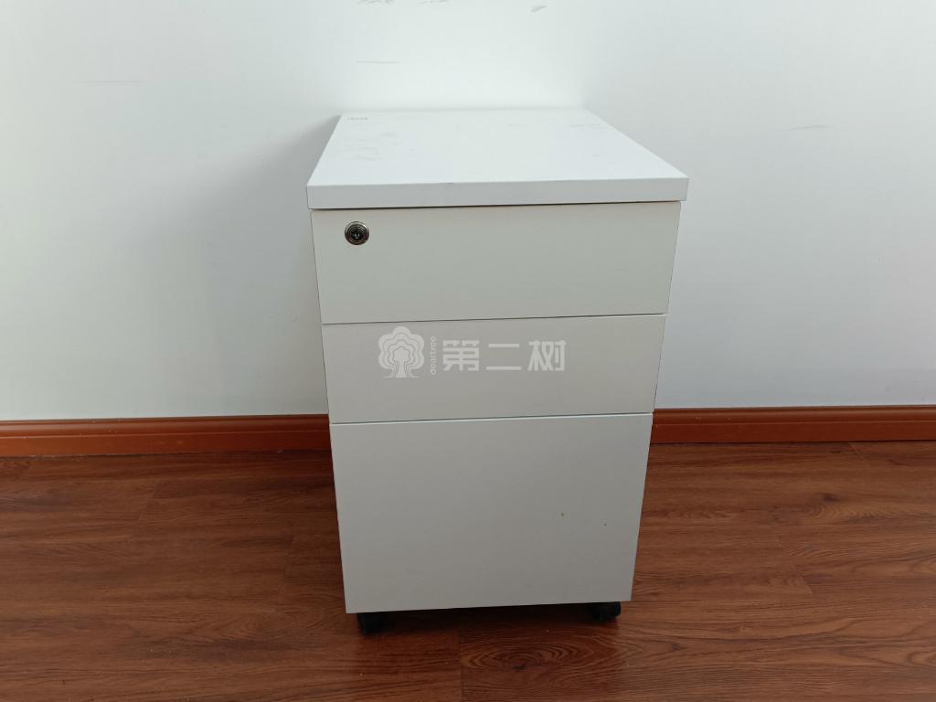 9成新木质二手活动柜小推柜三抽柜子桌下储物柜