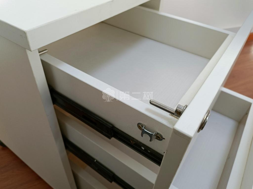 9成新木质二手活动柜小推柜三抽柜子桌下储物柜