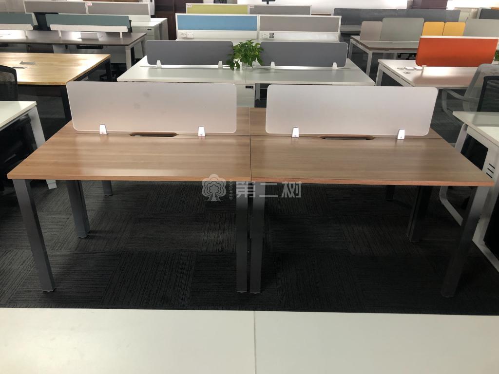 9成新品牌二手办公桌独立桌员工屏风工位电脑桌职员桌子
