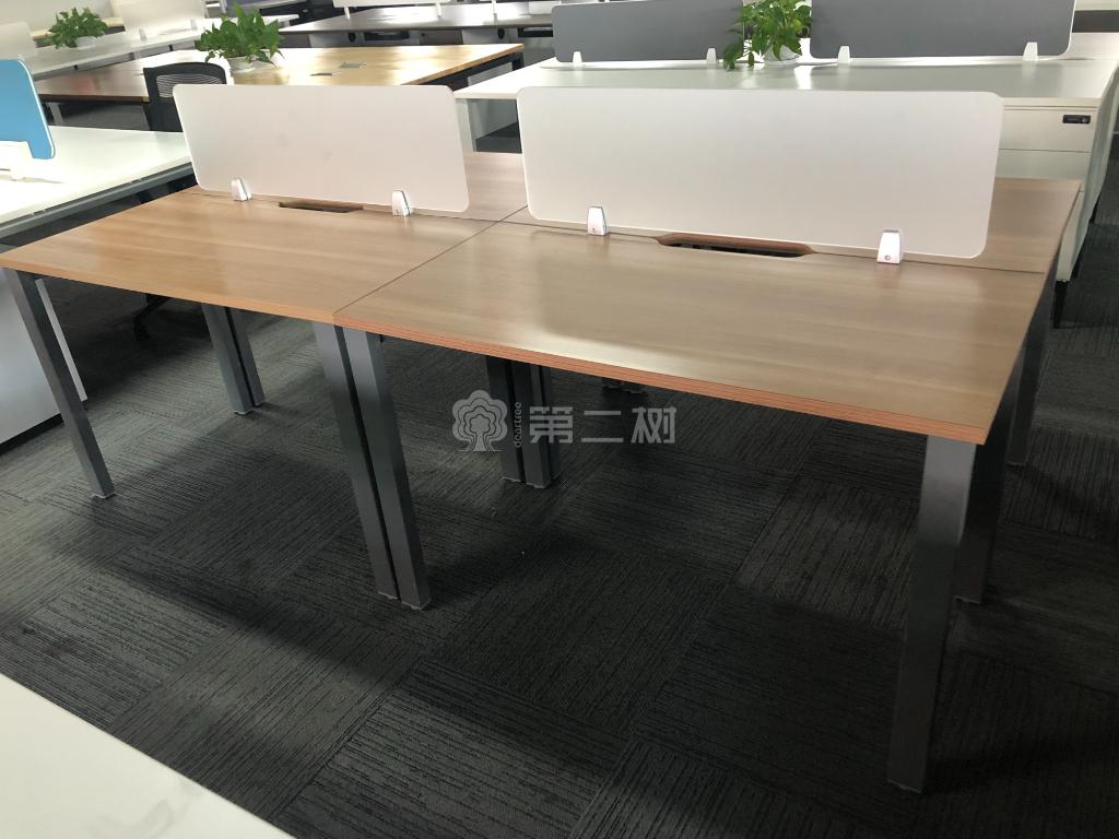 9成新品牌二手办公桌独立桌员工屏风工位电脑桌职员桌子