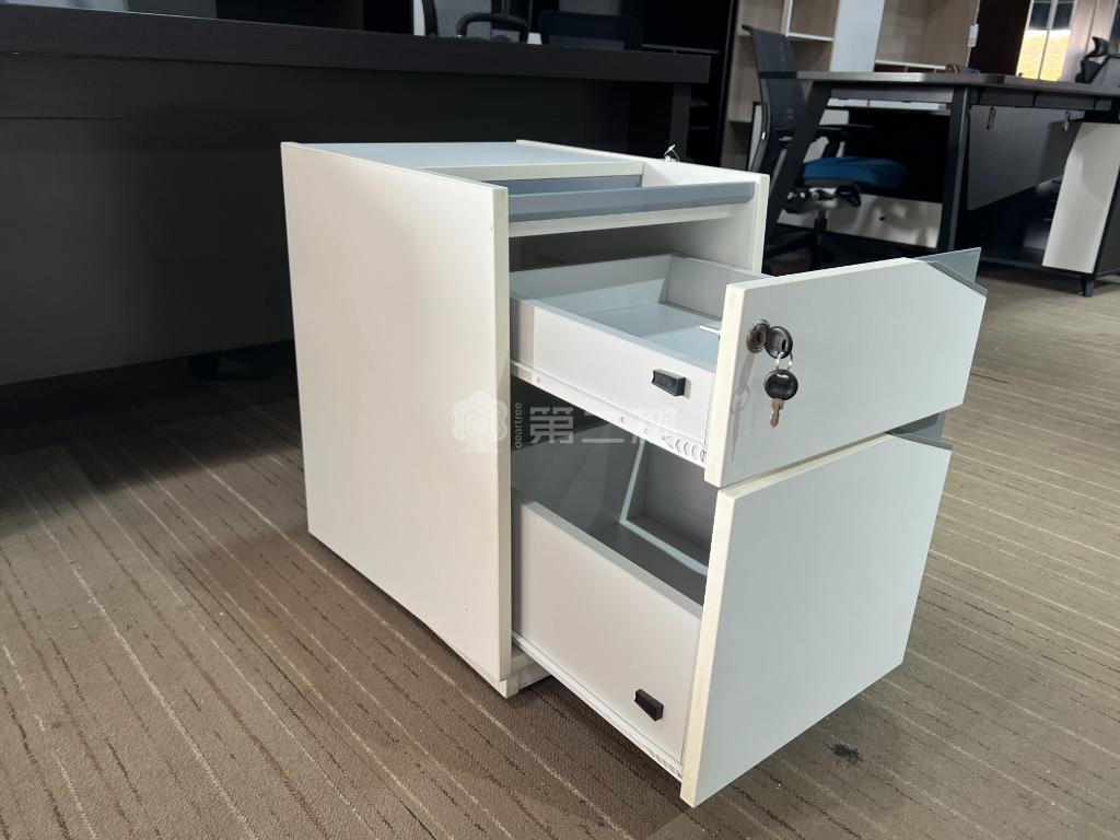 9成新国产二手木质小推柜桌下活动柜文件柜矮柜抽屉柜