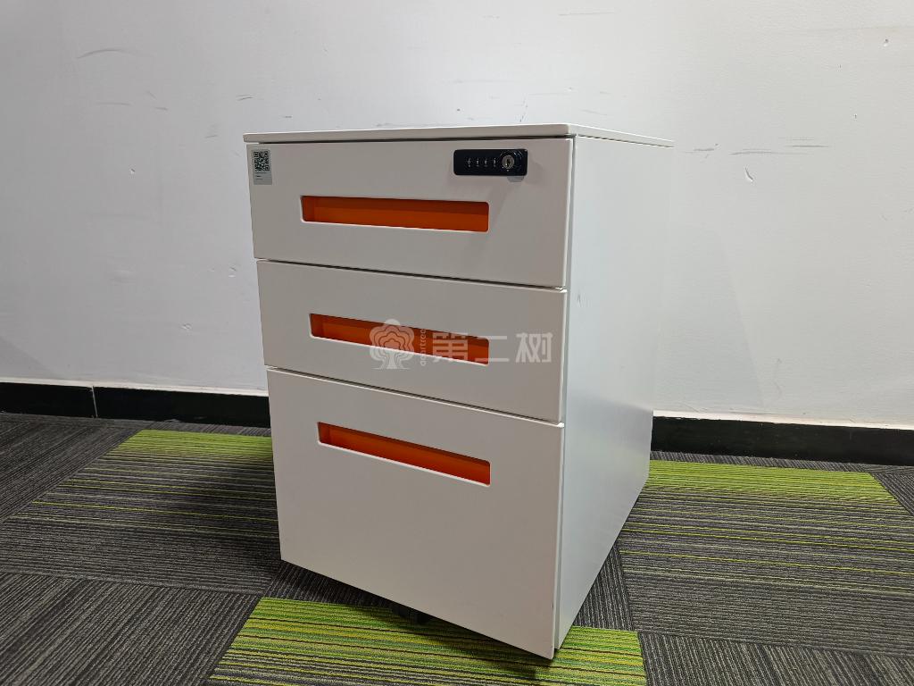 品牌二手活动柜钢制小推柜三抽可移动柜子桌下柜