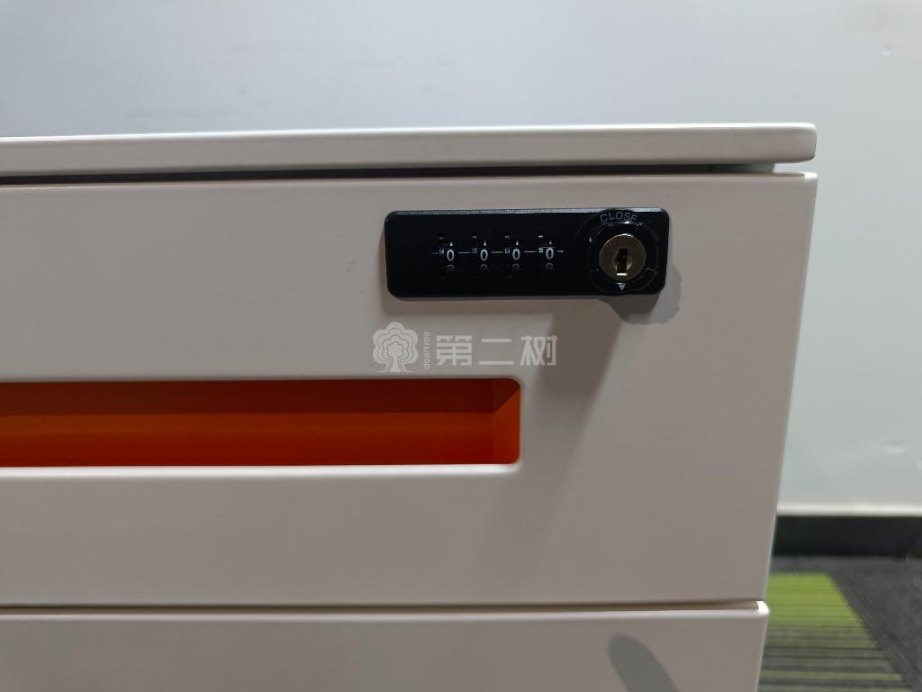 品牌二手活动柜钢制小推柜三抽可移动柜子桌下柜