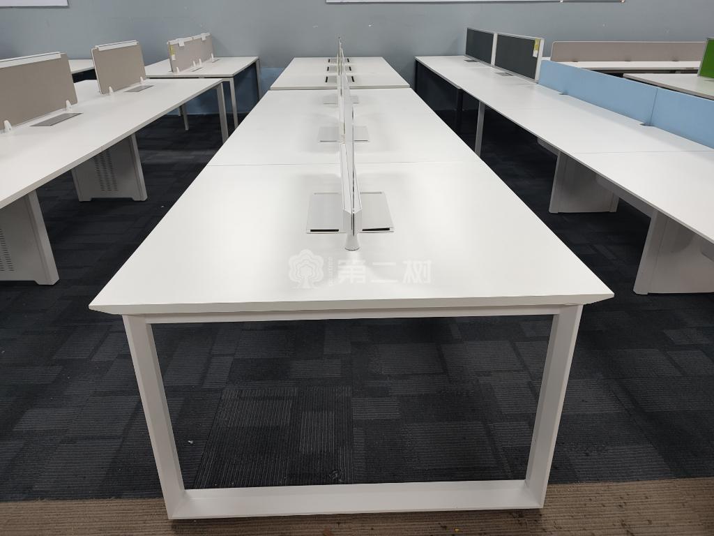 开放式二手办公桌电脑桌直条屏风工位职员桌子卡位