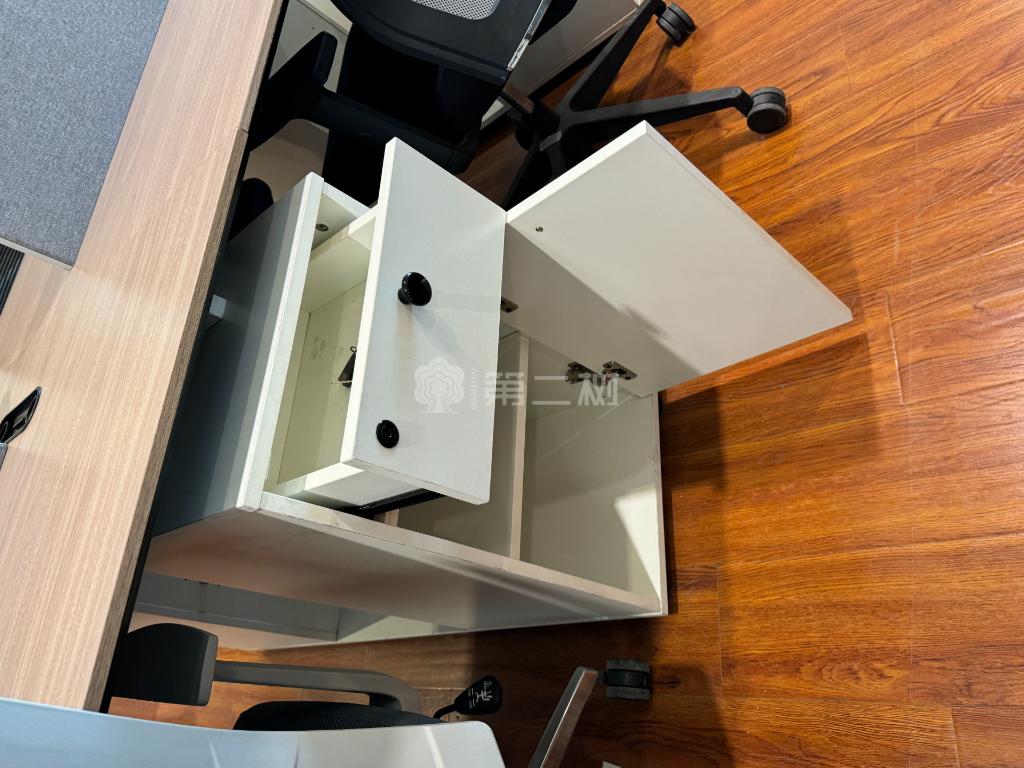 带固定柜二手办公桌电脑桌职员桌员工屏风工位 卡位桌子