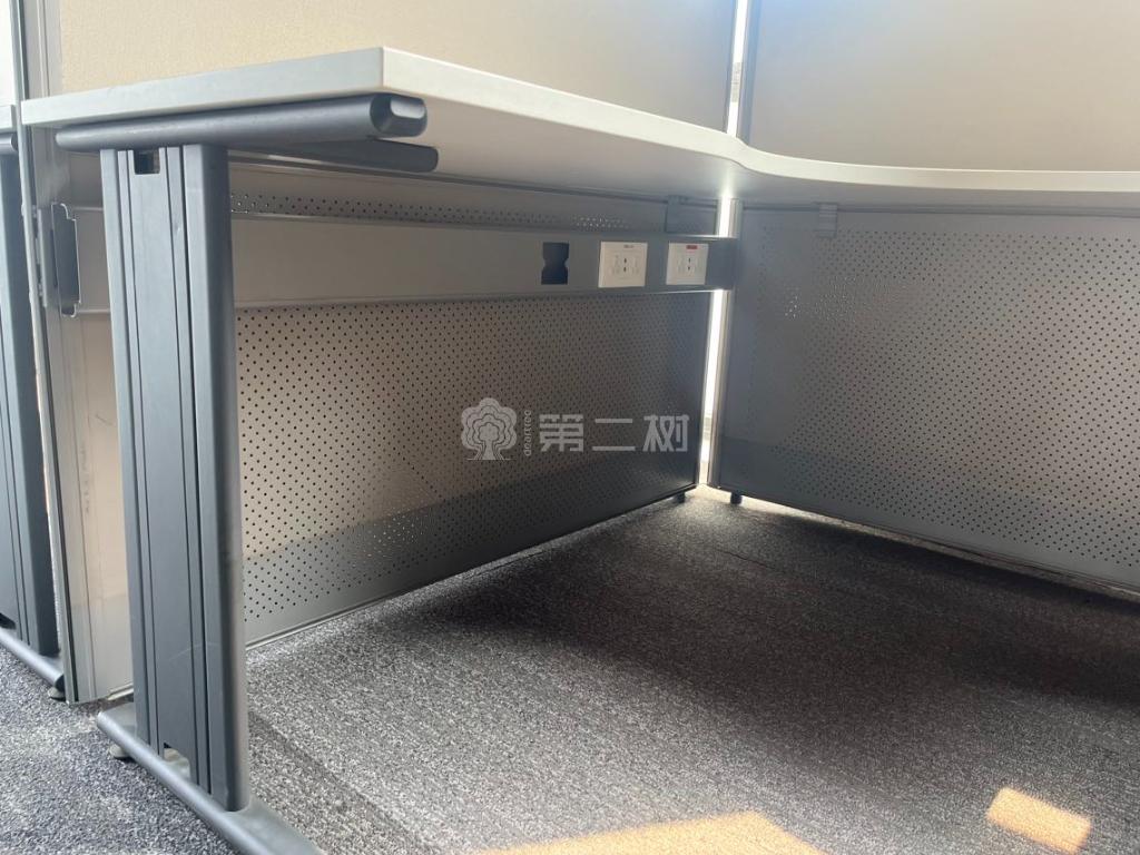 9成新品牌二手转角工位L型办公桌电脑桌职员桌屏风卡位