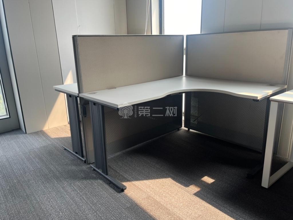 9成新品牌二手转角工位L型办公桌电脑桌职员桌屏风卡位