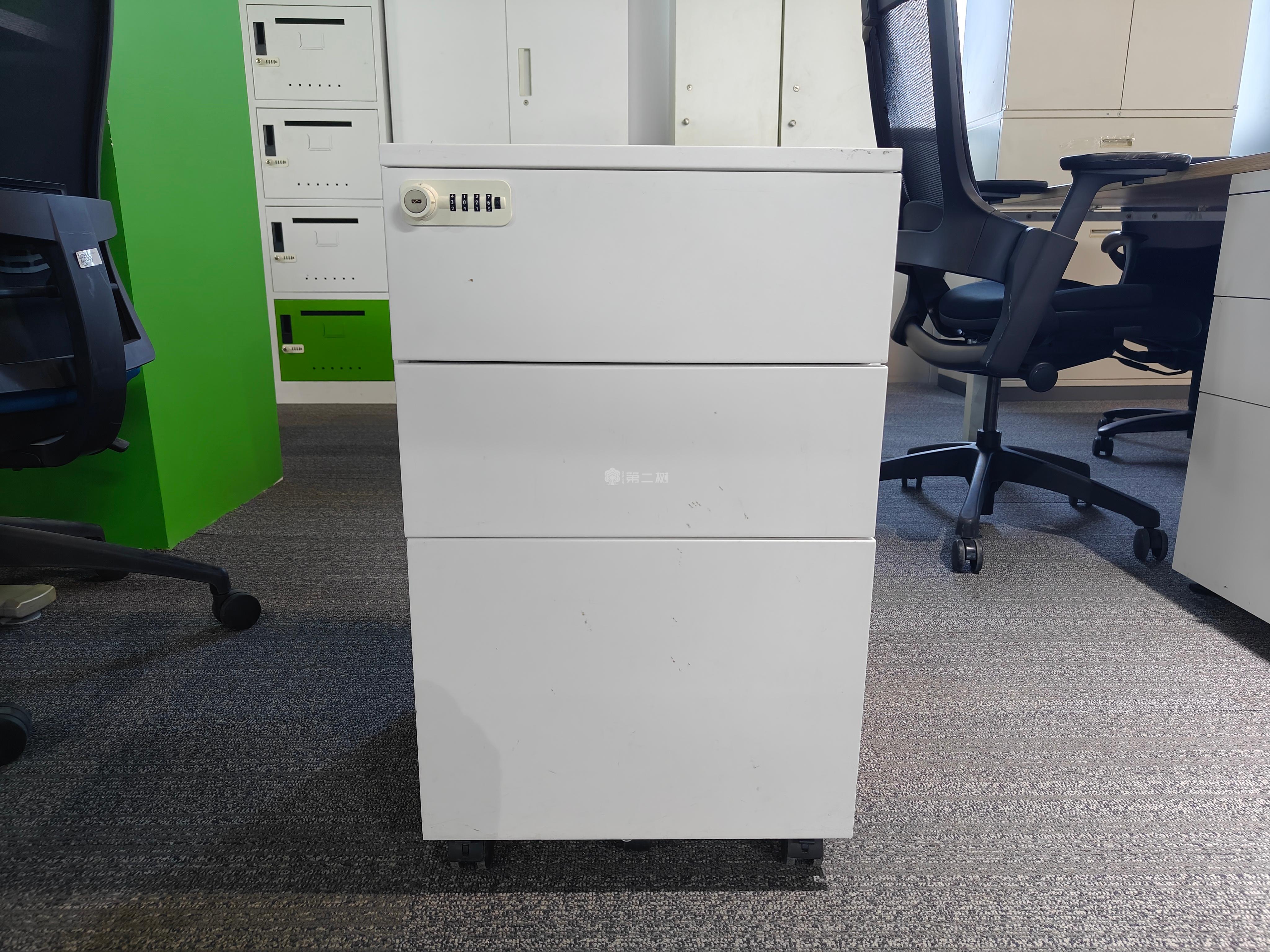 百利文仪二手办公柜桌下柜活动柜三抽柜钢制柜小推柜