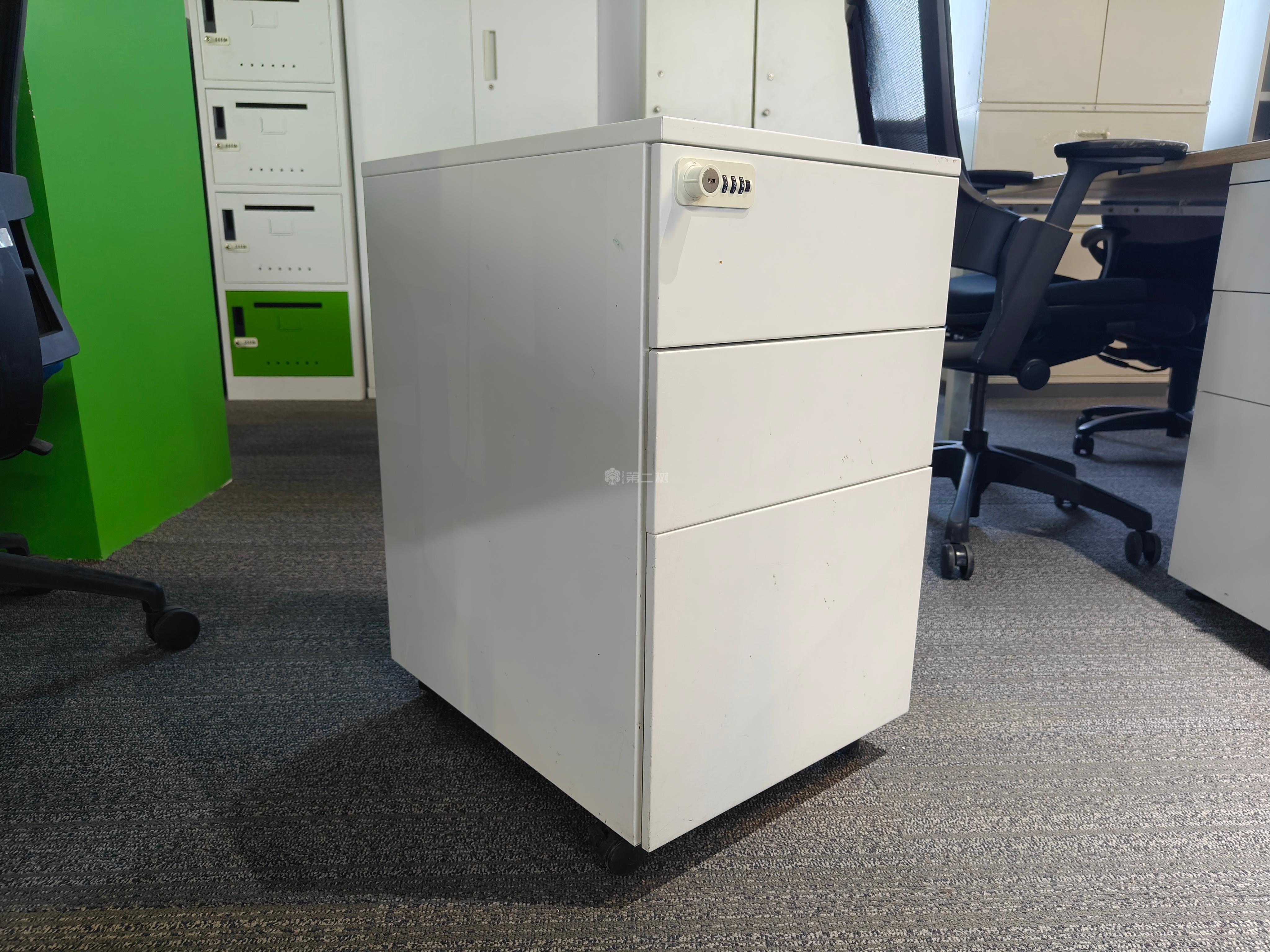 百利文仪二手办公柜桌下柜活动柜三抽柜钢制柜小推柜