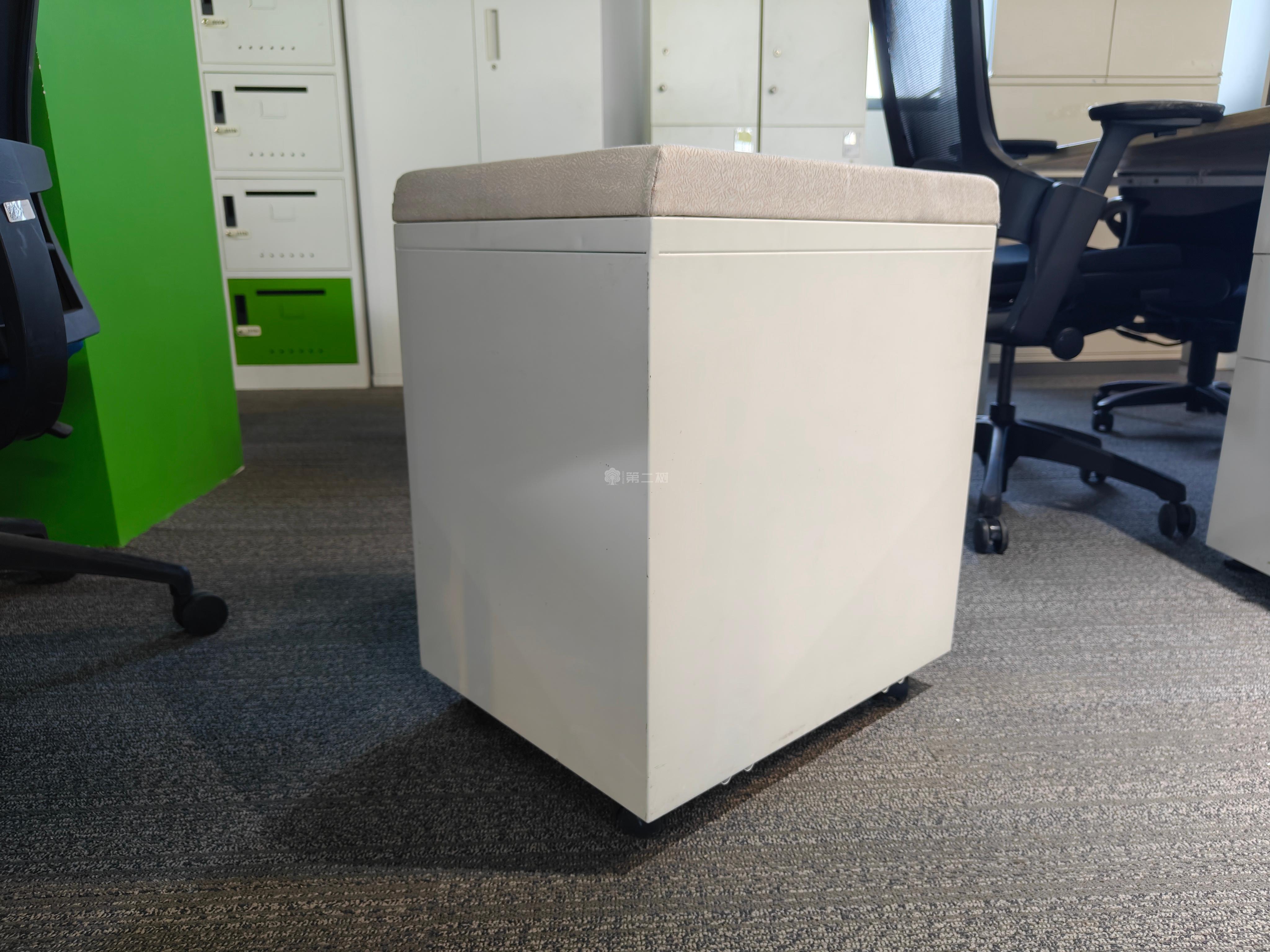 百利文仪二手活动柜小推柜钢制桌下柜两抽柜可移动