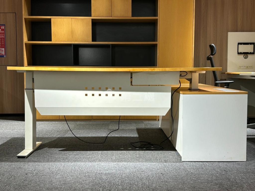 品牌二手经理桌板式班台老板桌L型办公桌主管行政桌子带副柜