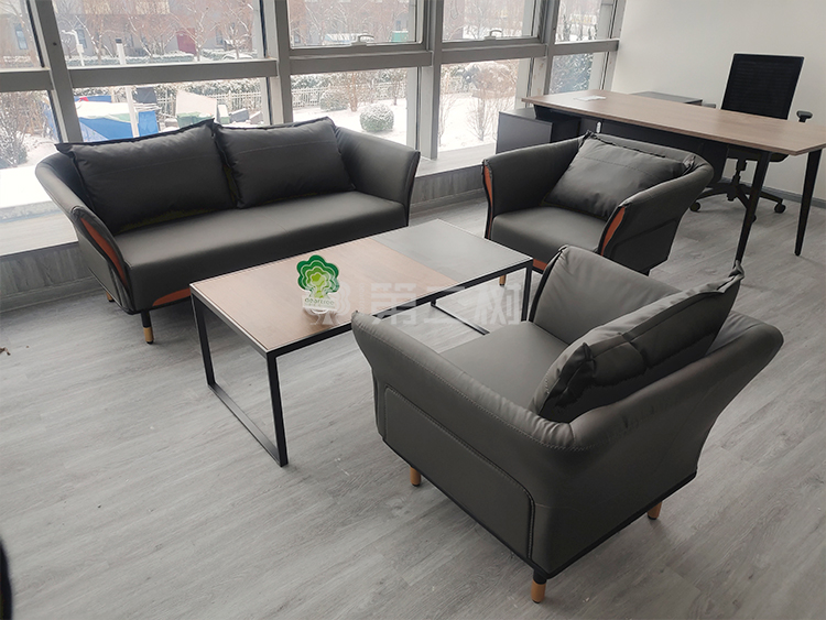 全新尚客思办公沙发商务接待会客洽谈简约现代沙发单人三人办公室沙发