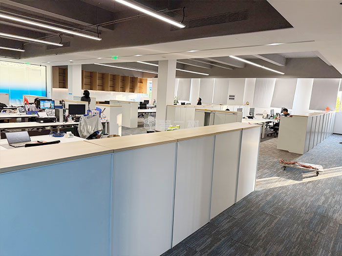 上海某仪表科技公司办公家具采购案例