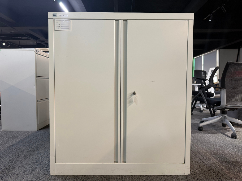 Posh/科誉二手文件柜中柜办公柜双开门钢制柜白色柜子