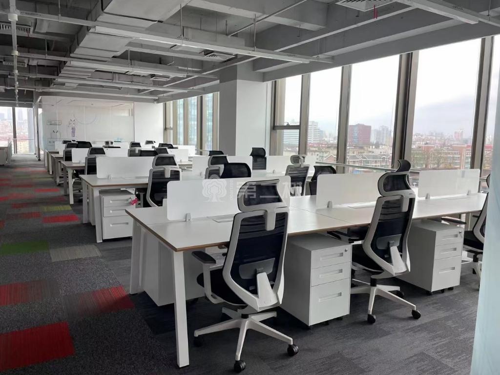 9成新玛拉蒂二手开放式工位员工办公桌电脑桌 白色 1.4米/1.5米尺寸