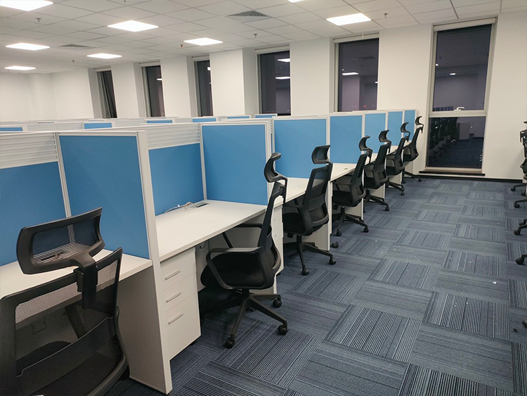 9成新高屏风二手工位直条二手办公桌电脑桌职员桌卡座