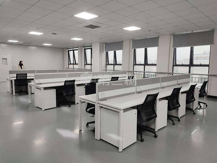 95成新诺伟二手办公桌员工屏风工位电脑桌职员桌长条桌子 2/4/6人位