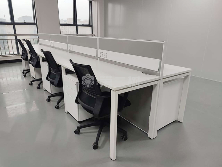 95成新诺伟二手办公桌员工屏风工位电脑桌职员桌长条桌子 2/4/6人位