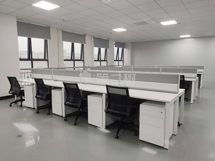 95成新诺伟二手办公桌员工屏风工位电脑桌职员桌长条桌子 2/4/6人位