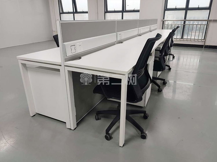 95成新诺伟二手办公桌员工屏风工位电脑桌职员桌长条桌子 2/4/6人位