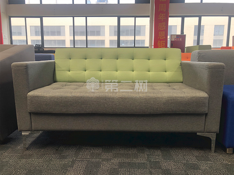 9成新布艺二手双人沙发休闲沙发椅客厅三人位沙发商务洽谈沙发